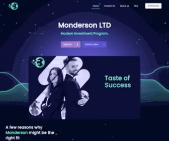 Monderson.com(Modern Investment Program) Screenshot