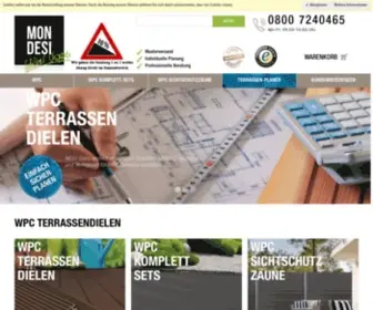 Mondesi.de(WPC Terrassendielen & WPC) Screenshot