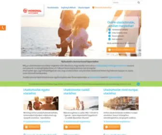 Mondial-Assistance.hu(Utasbiztosítás kötés online) Screenshot