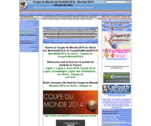 Mondial2010.net(Mondial 2010) Screenshot