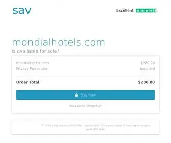 Mondialhotels.com(The premium domain name) Screenshot