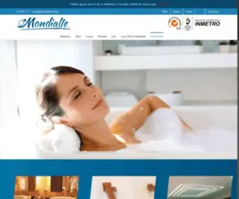 Mondialle.com.br(Banheiras Ofurô Spas Louças) Screenshot