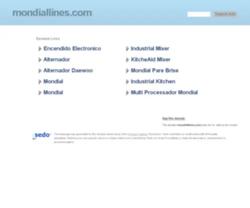 Mondiallines.com(MondialLines) Screenshot