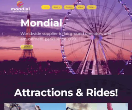 Mondialrides.com(Enjoy our Rides) Screenshot