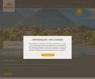 Mondihotels.com(Behagliche Hotels in den Bergen) Screenshot