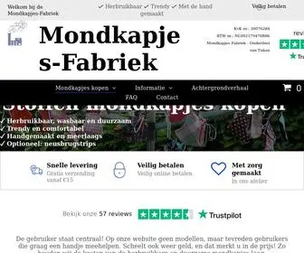 Mondkapjes-Fabriek.nl(Stoffen mondkapjes kopen) Screenshot