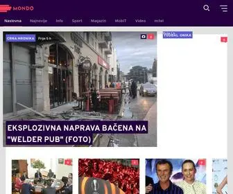 Mondo.me(Najnovije vijesti iz Crne Gore i svijeta) Screenshot