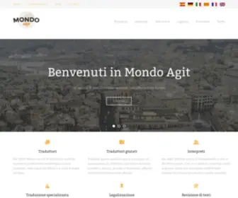 Mondoagit.it(Agenzia di traduzioni Mondo Agit) Screenshot