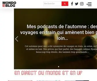 Mondoblog.org(Mondoblog, la plateforme des blogueurs francophones de RFI) Screenshot