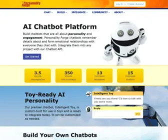 Mondobot.com(AI Chat Bot API) Screenshot