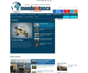 Mondointasca.org(Il primo giornale online di turismo e cultura del viaggiare) Screenshot