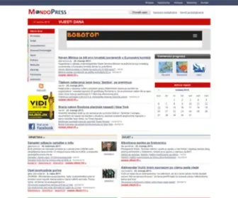 Mondopress.com(Vijesti dana) Screenshot