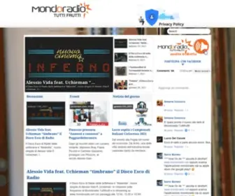 Mondoradio.net(Mondoradio Tuttifrutti) Screenshot