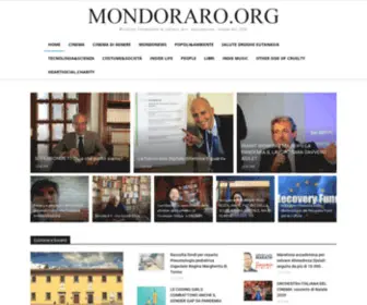 Mondoraro.com(Dal 2008 BlogZine indipendente di cultura) Screenshot