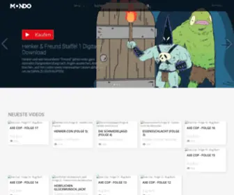 Mondoshows.de(Mondo Media auf Deutsch) Screenshot