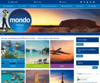 Mondotravel.co.nz(Mondo Travel) Screenshot