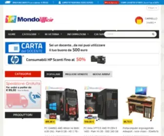 Mondoufficio.eu(Mondo Ufficio Vendita PC assemblati) Screenshot