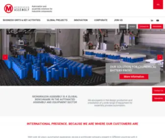 Mondragon-Assembly.com(Automated Turnkey Solutions) Screenshot