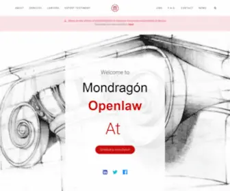 Mondragonopenlaw.com(Mexican Law Experts & Trial Lawyers in Cuernavaca Mexico) Screenshot