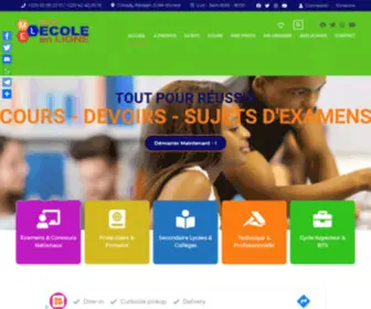 Monecole-Enligne.net(Académie Révision.CI de Côte d'Ivoire) Screenshot