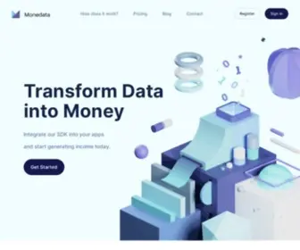 Monedata.io(Transform Data into Money) Screenshot