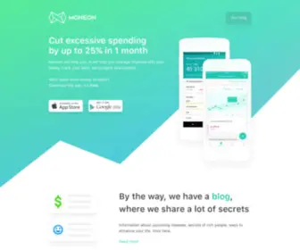 Moneon.co(Free personal finance app for tracking expenses & budgeting) Screenshot