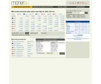 Moner.eu(Forex online and history) Screenshot