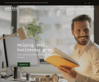 Moneracapitalgroup.com(Monera Capital Group LLC) Screenshot