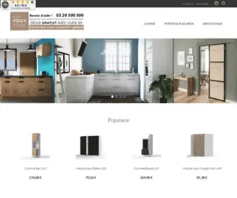 Monespacemaison.com(Cuisines, Portes & Placards) Screenshot