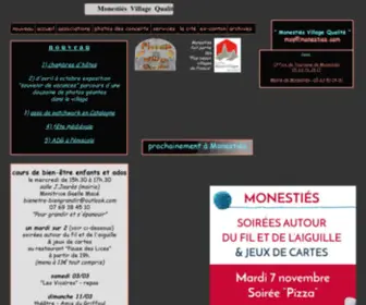 Monesties.com(Monestiés) Screenshot