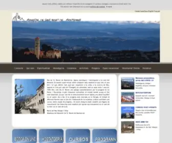 Monestirsantbenetmontserrat.com(Monestir sant benet) Screenshot