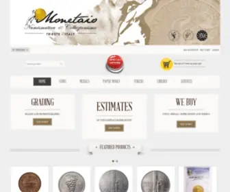 Monetaio.it(Numismatica) Screenshot