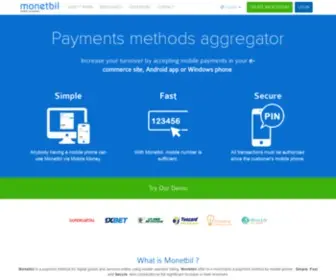 Monetbil.cm(Online payments) Screenshot