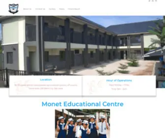 Moneteducationalcentre.com(Monet Educational Centre) Screenshot