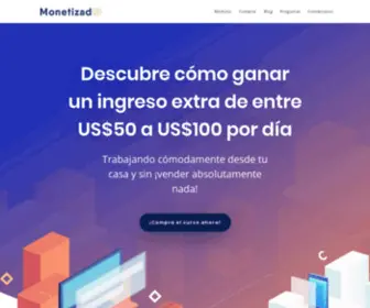 Monetizado.com.do(Gana dinero extra desde tu casa) Screenshot