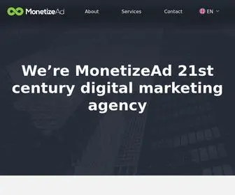 Monetizead.com(21st Century Digital Marketing Agency) Screenshot
