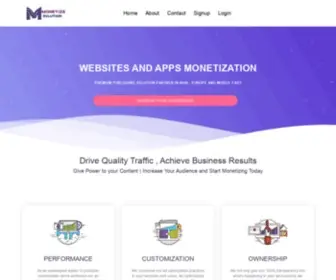 Monetizesolution.com(Bot Verification) Screenshot