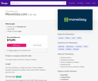 Monetizey.com(Monetizey) Screenshot