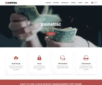 Monetrac.com(monetrac) Screenshot