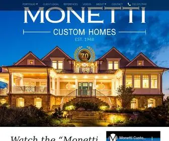 Monettibuilt.net(Monetti Custom Homes) Screenshot