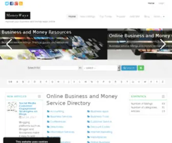 Money-Ways.com(Money Ways Online) Screenshot