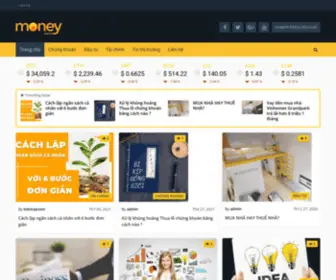 Money.com.vn(Tạp chí tài chính tiêu dùng tại) Screenshot