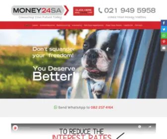 Money24SA.co.za(Money 24 Sa) Screenshot