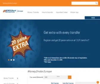 Money2India.eu(Money2India Europe) Screenshot