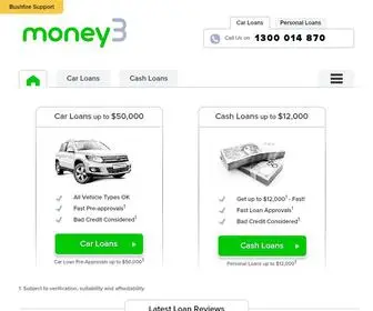 Money3.com.au(Personal & Car Finance up to $75) Screenshot