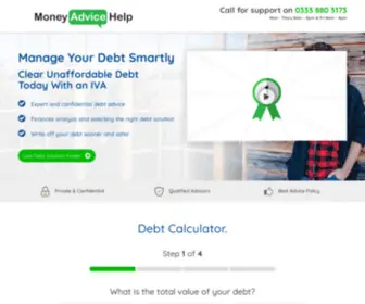 Moneyadvicehelp.co.uk(Specialist Debt Advice) Screenshot
