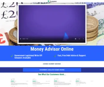 Moneyadvisoronline.co.uk(Free Debt Help Info) Screenshot