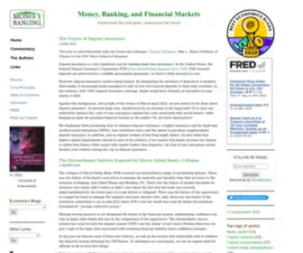 Moneyandbanking.com(Banking and Financial Markets) Screenshot