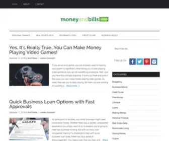 Moneyandbills.com(Earn More) Screenshot