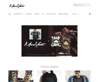 Moneyattistreetwear.com(Official Streetwear Clothing Line of MoneYatti Brand with Master P) Screenshot